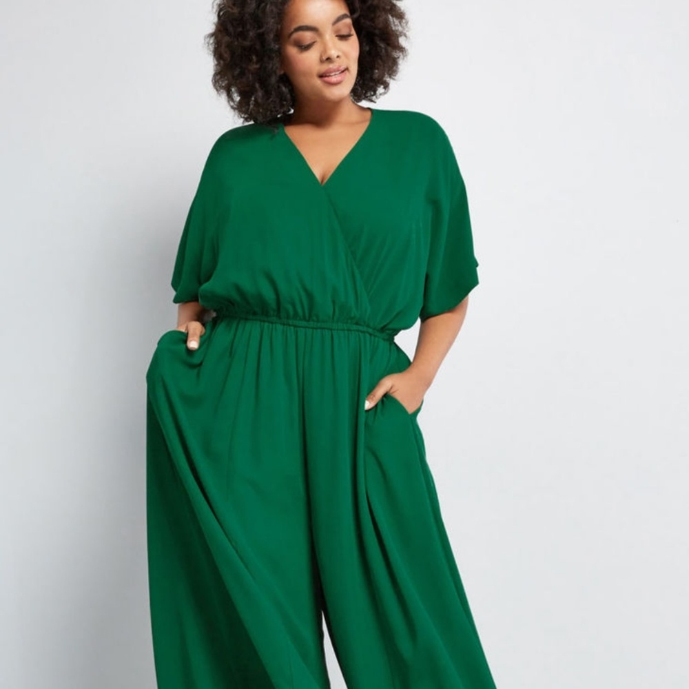 《ModCloth》Wide Leg jumpsuit 4x